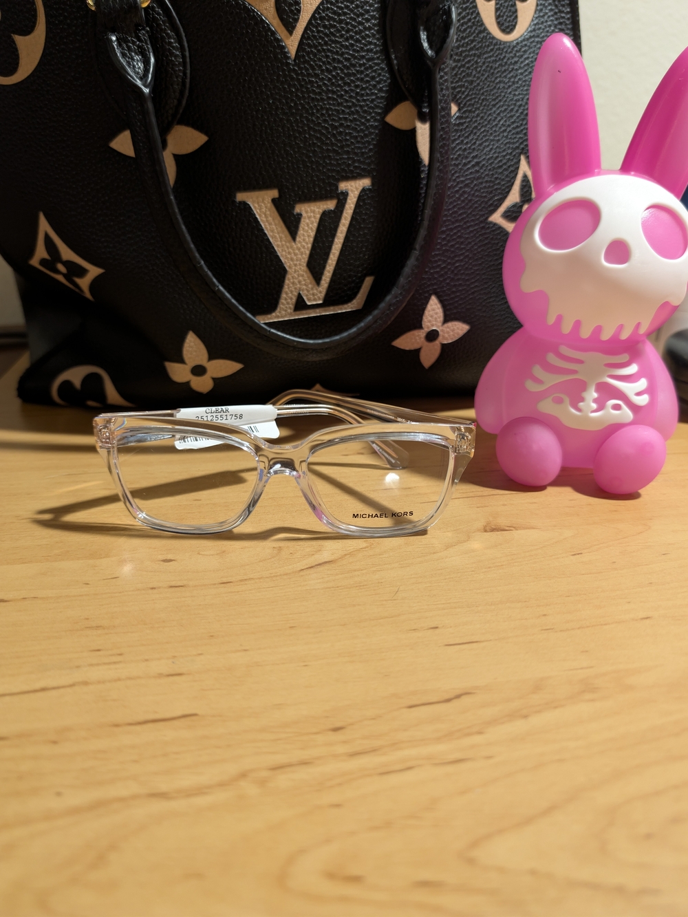 Super Cute Michael Kors Clear Transparent Frame Glasses